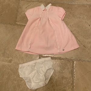 Beautiful pink baby dress! 6 months. Never worn